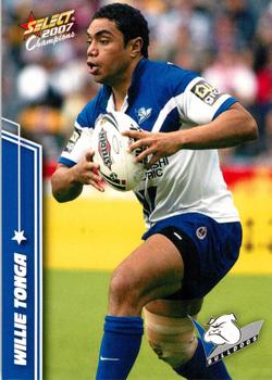 2007 Select Champions #18 Willie Tonga Front
